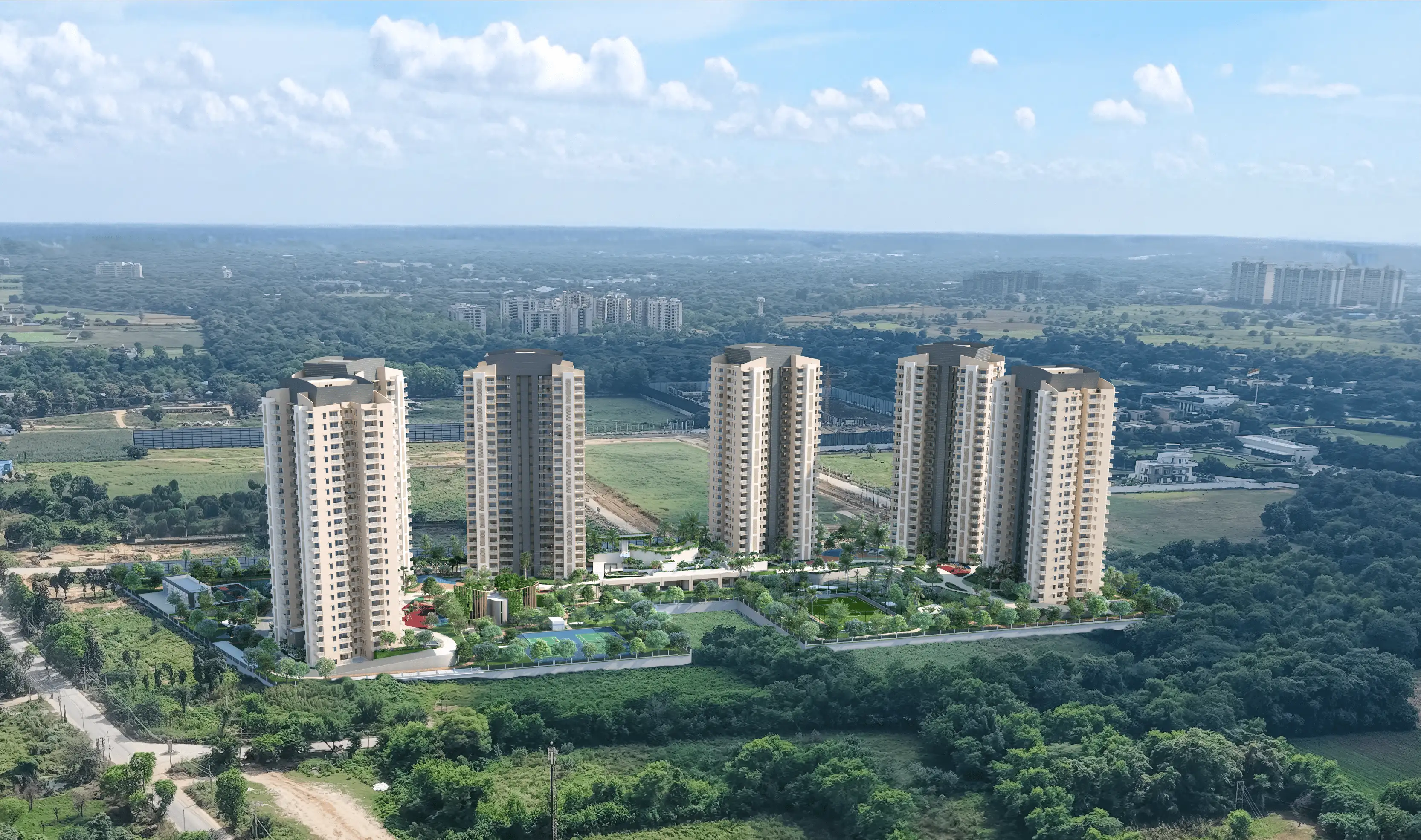 Ashiana Aaroham Tower Exterior View