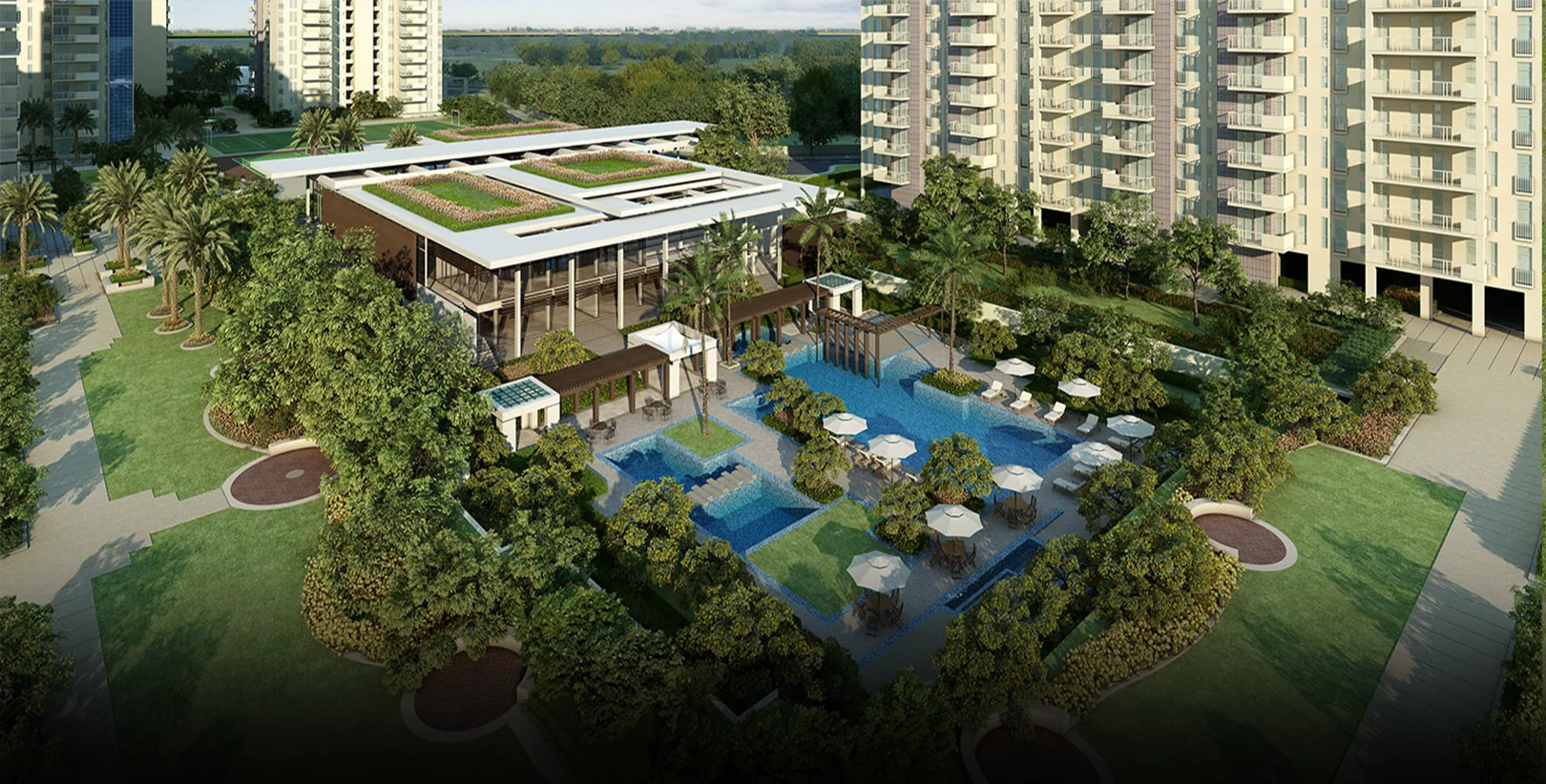 Ireo The Corridors Modern Tower Exterior