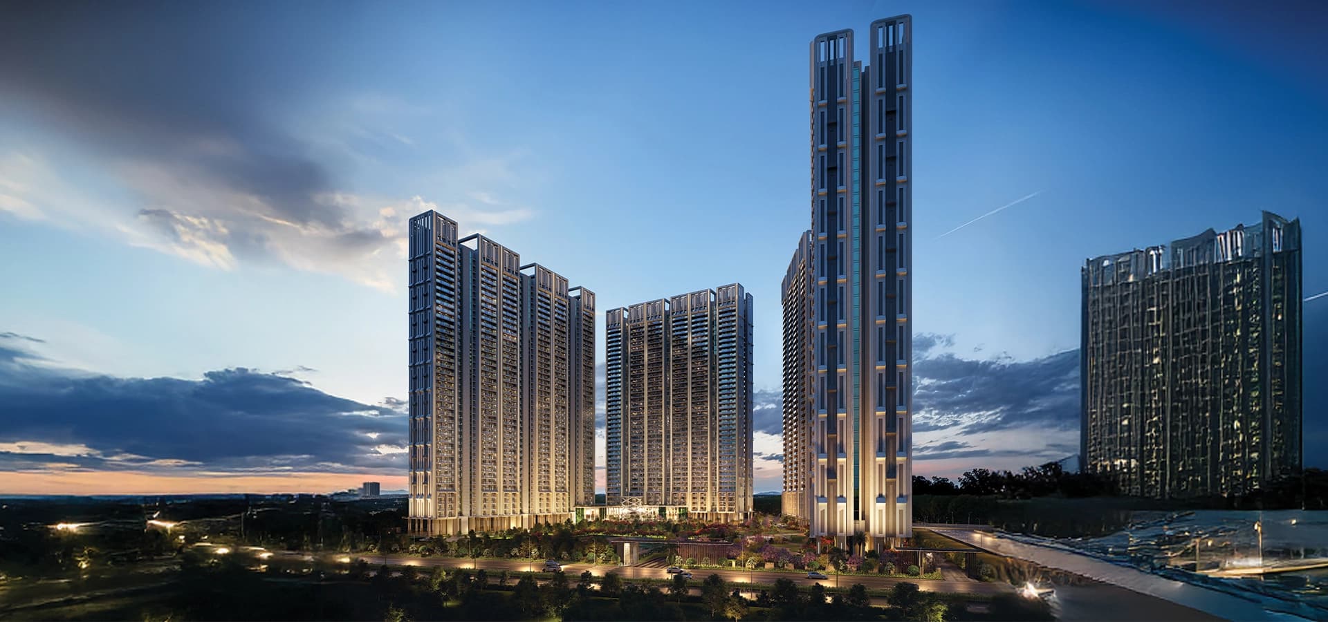 Signature Global Sarvam High Rise Towers Elevation